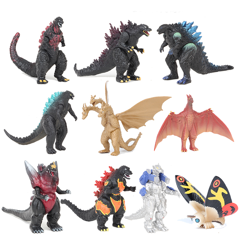 Model Kit Godzilla - 10 unids/set película Gojira Godzilla Pvc