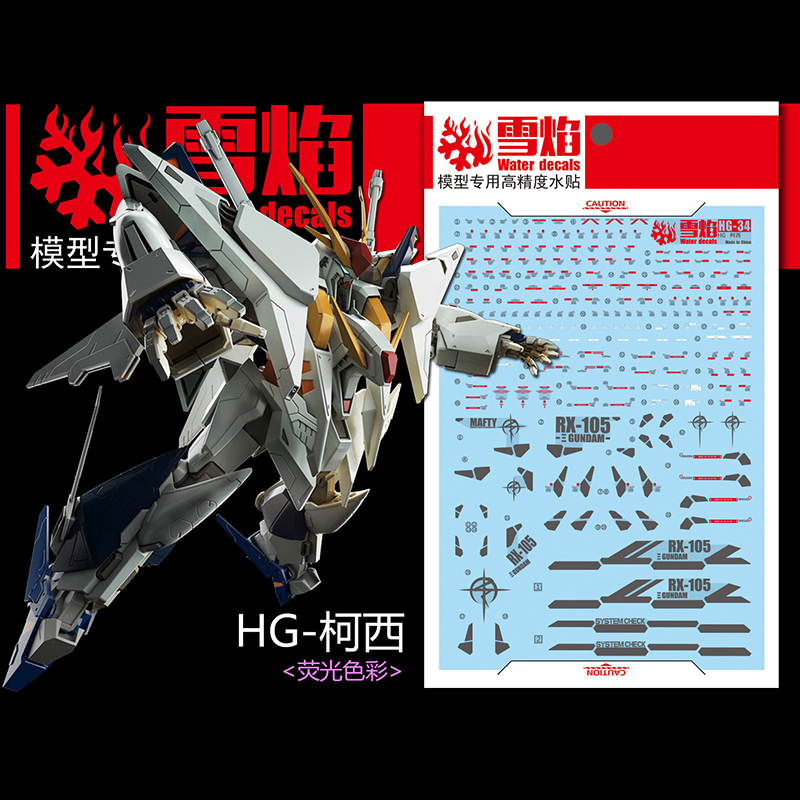 Model Kit Hg - Calcomanías modelo, calcomanías deslizantes de agua,