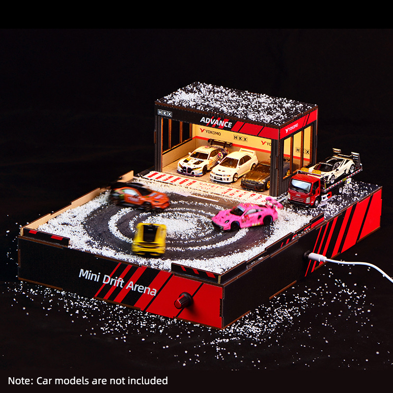 Model Kit Display - Diorama de Pista de Derrapes DIY