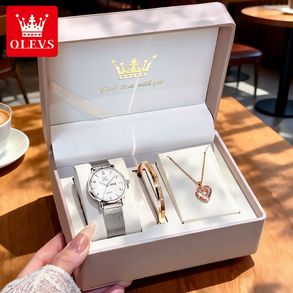 Model Kit Display - Relojes OLEVS 2996 para mujer, reloj