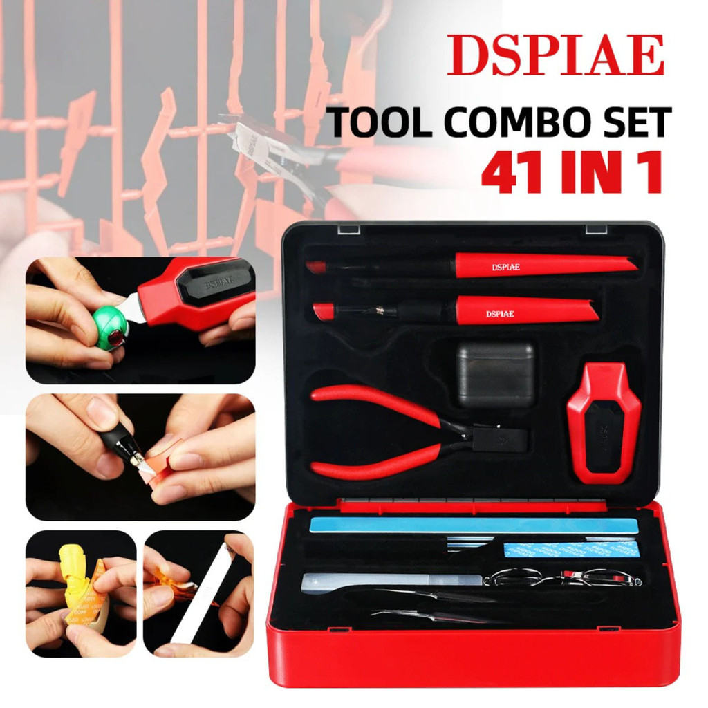 Model Kit Tweezers - DSPIAE TC-S01 Juego de Herramientas para