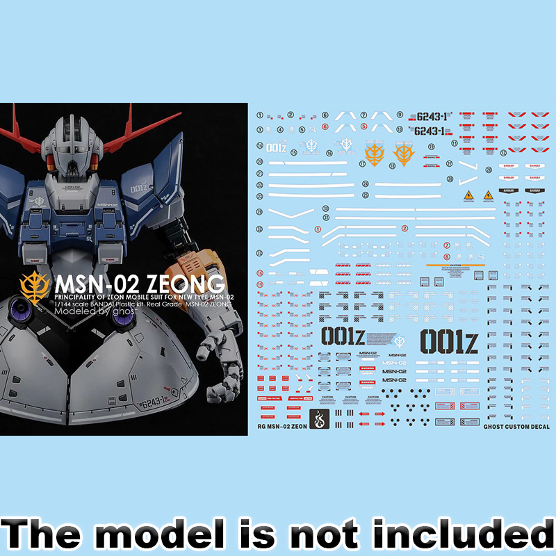 Calcomanías para Modelos RG 1/ - Model Kit Rg reseña y precio