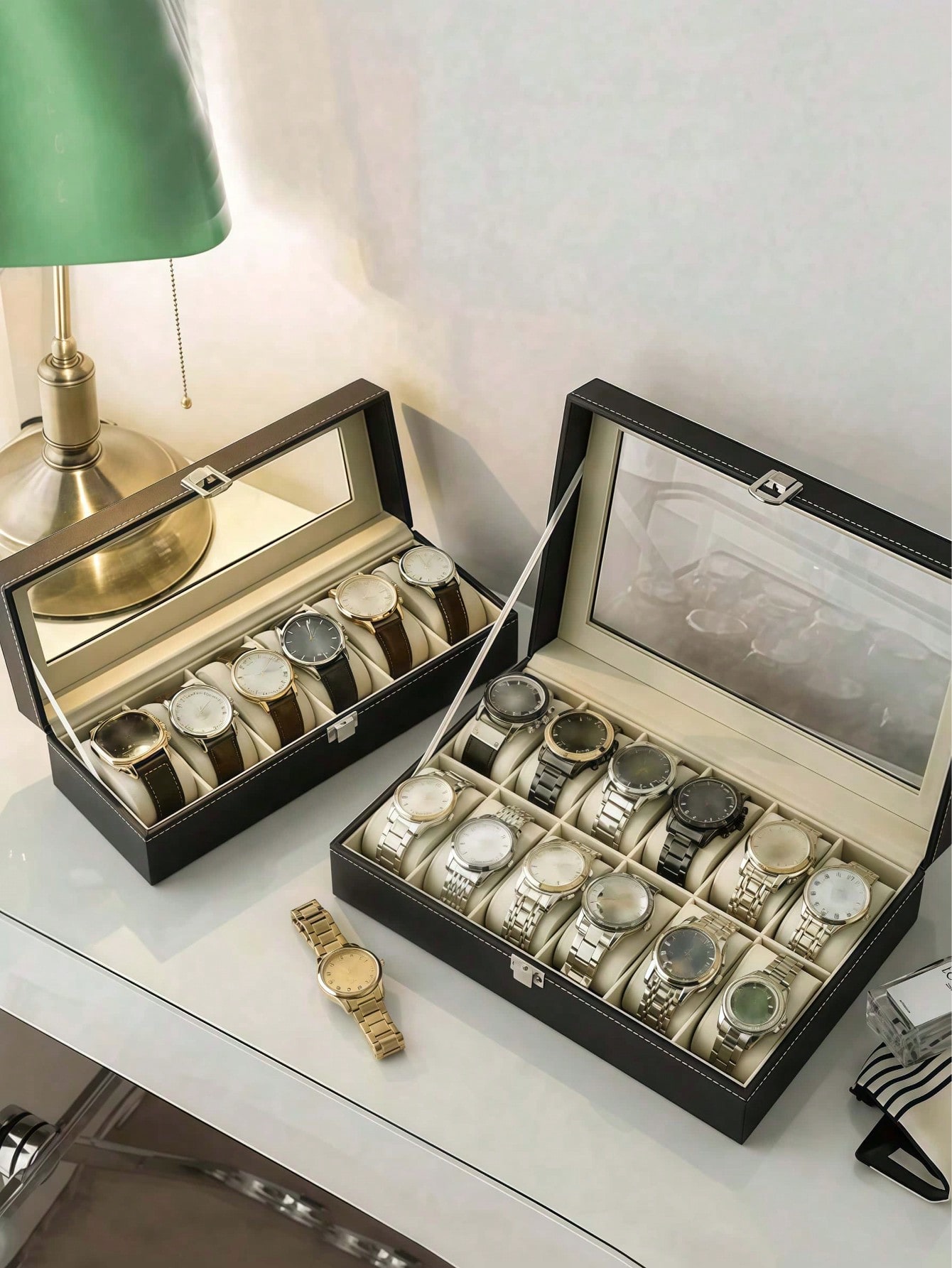 Caja de Relojes de Cuero con C - Model Kit Display reseña y precio