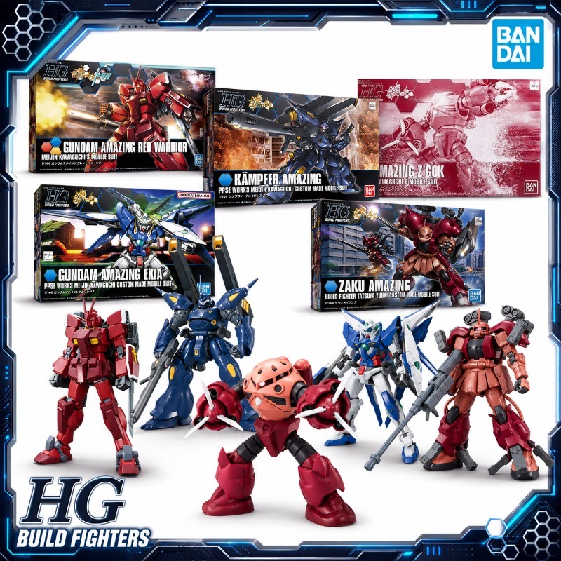 Bandai Original HGBF 1/144 Ama - Model Kit Zaku reseña y precio