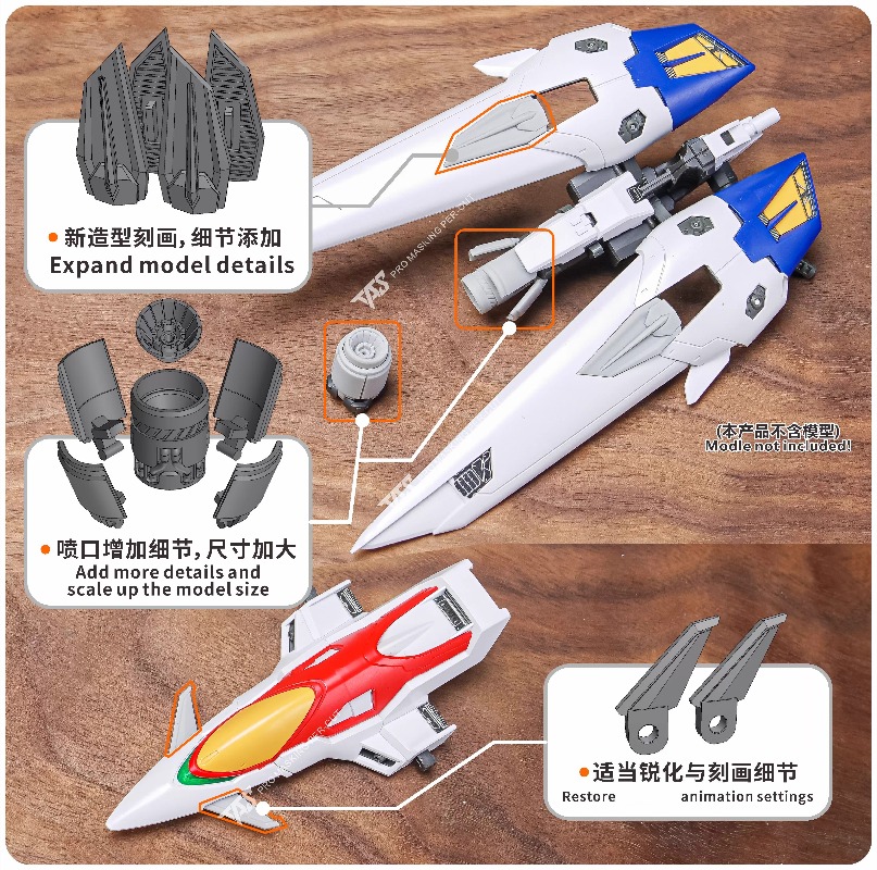PMC-BD-80-3 TAS Piezas de mejo - Model Kit Rg reseña y precio
