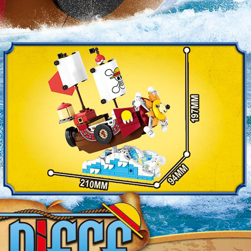 Bloques de Construcción 4 en 1 - Model Kit Thousand Sunny reseña y precio
