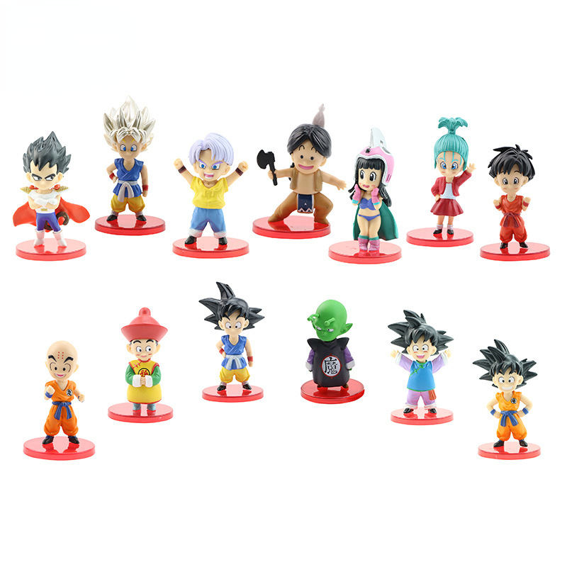 13 unids/lote dragon Ball mini - Model Kit Vegito reseña y precio