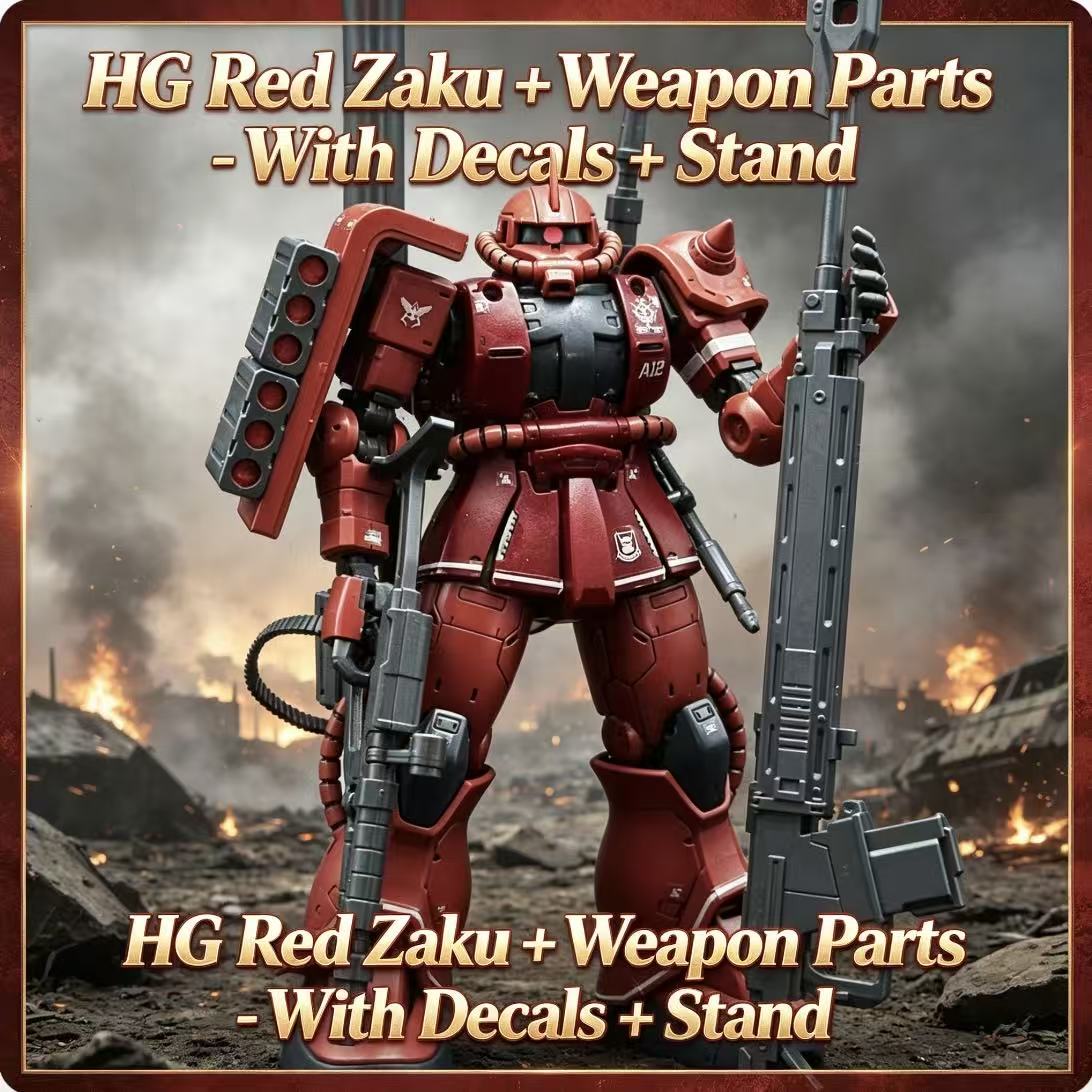 024HG Char's Custom Old Type R - Model Kit Zaku reseña y precio