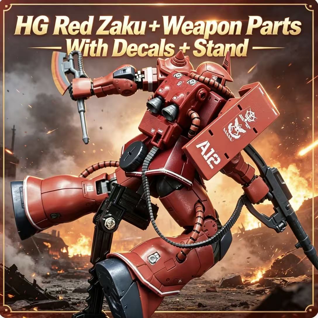 024HG Char's Custom Old Type R - Model Kit Zaku reseña y precio