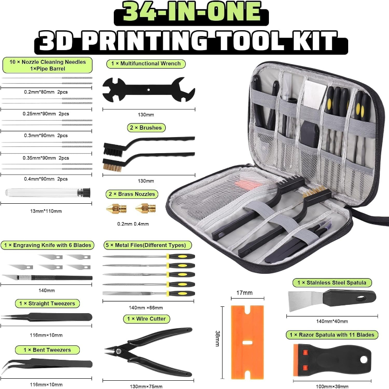 Kit de herramientas de impreso - Model Kit Tweezers reseña y precio