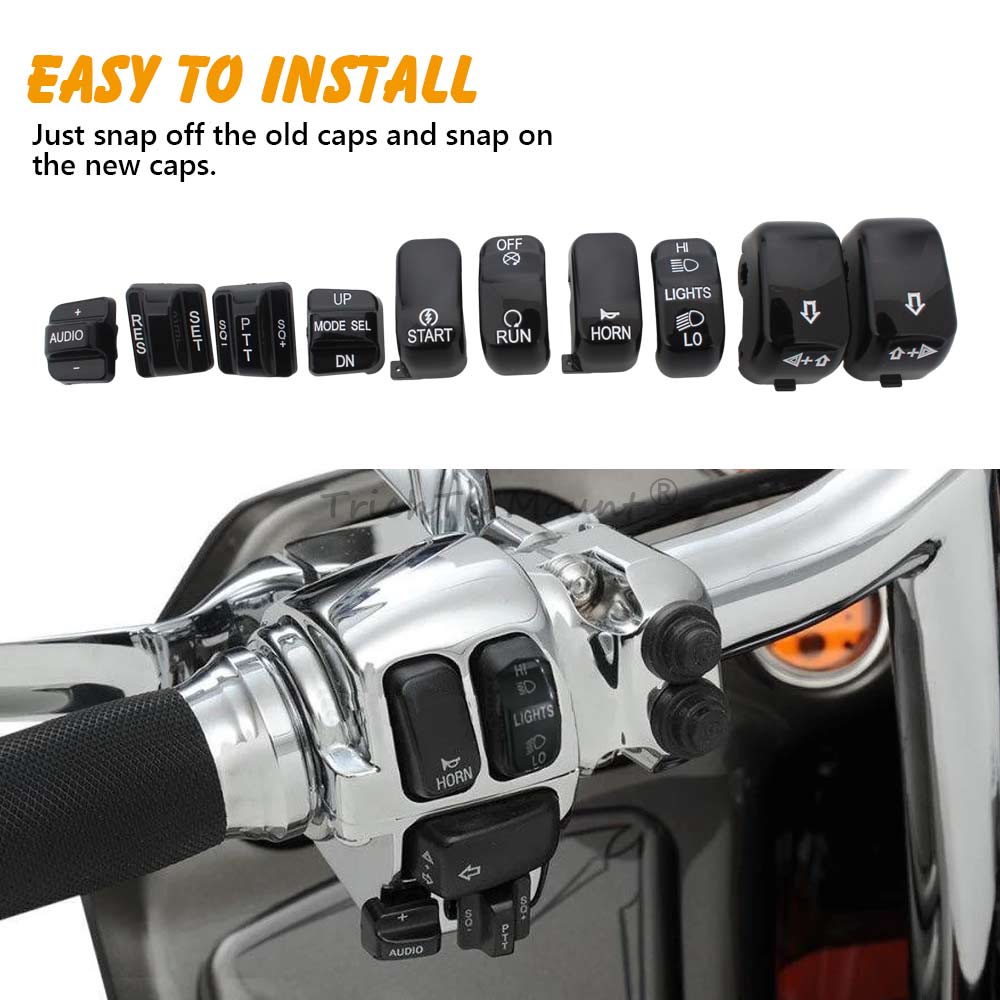 Kit de tapas de interruptor de - Model Kit Harley Davidson reseña y precio